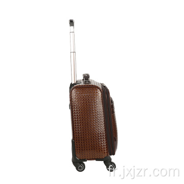 Bagage marron en PU pour animaux